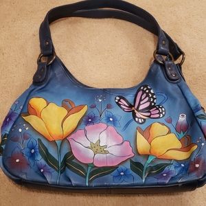 Anuschuka Blue Flower Purse